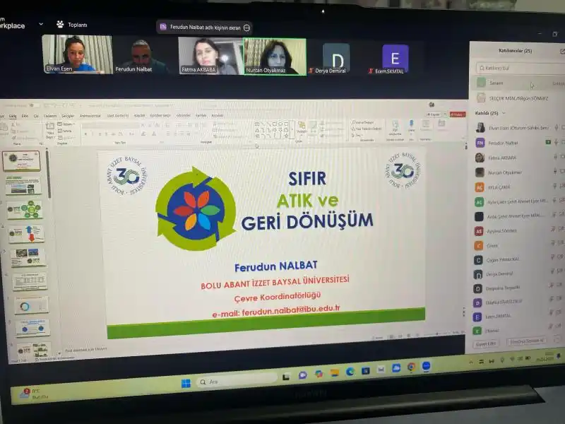 BAİBÜ Sürdürülebilirlik Ofisi, Sıfır Atık ve Geri Dönüşüm Eğitimi ile Öğrencilerle Buluştu