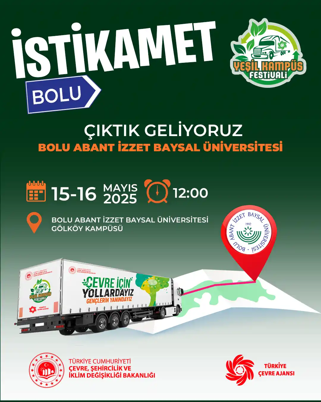YEŞİL KAMPÜS FESTİVALİ İÇİN GERİ SAYIM BAŞLADI!