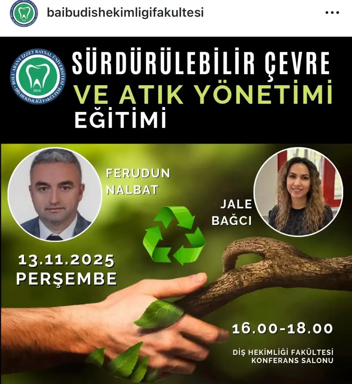 Sürdürülebilir Çevre ve Atık Yönetimi Eğitimi Gerçekleştirildi